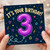3rd Birthday Card, It's Your Birthday Balloon Design