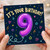 9th Birthday Card, It's Your Birthday Balloon Design