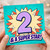 2nd Birthday Card, 2 & A Superstar Birthday Card