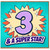 3rd Birthday Card, 3 & A Superstar!