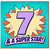 7th Birthday Card, 7 & A Superstar Card