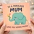 Mum Mother’s Day Card - Cute Elephant with Flowers - To a Fabulous Mum, Love You Soooo Much - Sweet Card from Son or Daughter