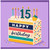 15th Birthday Card, Happy Birthday Cake Design
