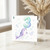 3rd Birthday Card, Cute Narwhal and Bubbles Design