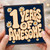 1st Birthday Card, 1 Years Awesome Daisy Card