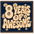 8th Birthday Card, 8 Years Of Awesome Daisy Design