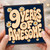 9th Birthday Card, 9 Years Of Awesome Daisy Design