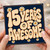 15th Birthday Card, 15 Years of Awesome Retro Daisy Card