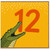 12th Birthday Card, Crocodile Design
