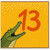 13th Birthday Card, Crocodile Alligator Design, Kids Age 13 Birthday Card