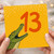 13th Birthday Card, Crocodile Alligator Design, Kids Age 13 Birthday Card