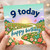 9th Birthday Card, 9 Today Happy Birthday Floral Butterfly Card