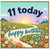 11th Birthday Card, Happy Birthday 11 Today Card