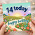 14th Birthday Card, Happy Birthday Floral Meadow Design