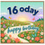 16th Birthday Card, Happy Birthday Floral Butterfly Card