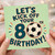 8th Birthday Card, Let's Kick Off Your 8th Birthday Card