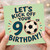 9th Birthday Card, Let's Kick Off Your 9th Birthday Soccer Card
