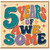5th Birthday Card, 5 Years of Awesome Retro Style Card