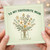 To My Favourite Mum Card - Wildflower Bouquet in Jar, Pastel Green Floral - Mother's Day Card from Son or Daughter