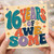 16th Birthday Card, 16 Years of Awesome Retro Colourful Card
