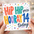 14th Birthday Card, Hip Hip Hooray Colourful Confetti Card