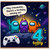 4th Birthday Card, Among Us Space Game Birthday Card