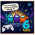 6th Birthday Card, Space Among Us Crewmates Birthday Card