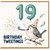 19th Birthday Card, Cute Bird Birthday Tweetings Card