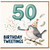 50th Birthday Card, Birthday Tweetings Card with Party Bird Design