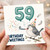 59th Birthday Card, Birthday Tweetings Bird Party Card