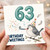 63rd Birthday Card, Birthday Tweetings Bird Card