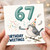 67th Birthday Card, Birthday Tweetings Bird Party Card