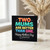 Mother's Day Card for Two Mums - Two Mums Are Better Than One - Colourful Typography on Black - Lesbian Mum & Mum Card, Happy Mother's Day