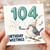 104th Birthday Card, Birthday Tweetings Bird Party Card