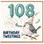 108th Birthday Card, Birthday Tweetings Bird Party Card