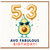 53rd Birthday Card, Avo Fabulous Birthday Card for Him or Her