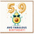 59th Birthday Card, Avo Fabulous Birthday Card