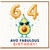 64th Birthday Card, Avo Fabulous Birthday Avocado Card