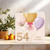 54th Birthday Card - Balloon Bouquet Design - 145mm x 145mm Square - Elegant Happy Birthday Card for 54 Year Old, Includes Kraft Envelope