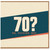 70th Birthday Card, Funny Retro 70? No Fucking Way Card
