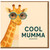 Cool Mumma Giraffe Sunglasses Mother's Day Card - Funny Cute Animal Card for Mum from Son or Daughter