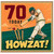 70th Birthday Card, Howzat Today Card