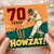 70th Birthday Card, Howzat Today Card