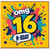 16th Birthday Card, OMG H - BDAY Colourful Splash Design