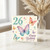 26th Birthday Card, Happy 26 Today Butterfly Birthday Card