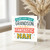 Nan Thank You Card from Grandson - Behind Every Great Grandson Is a Truly Fantastic Nan - Colourful Typography Appreciation Card for