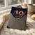 19th Birthday Card, Dark Purple Lightning Birthday Card for 19 Year Old