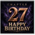 27th Birthday Card, Chapter 27 Happy Birthday Card