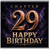 29th Birthday Card, Chapter 29 Happy Birthday Card