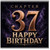 37th Birthday Card, Chapter 37 Happy Birthday Design